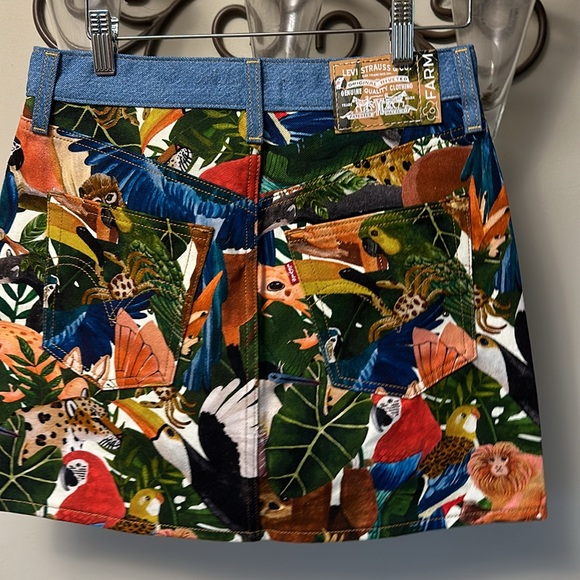 NWOT  Levi’s Farm Rio ribcage Jean skirt - Picture 2 of 4